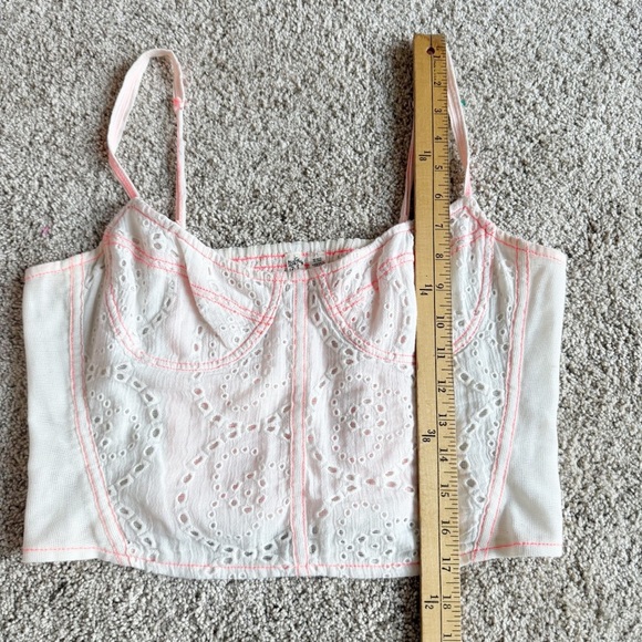 Free People Pop of Color Corset Top M - Picture 9 of 11